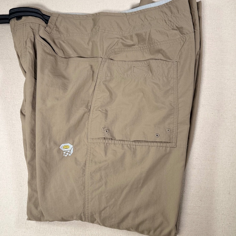 Mountain Hardwear Mens M Articulated Hiking Pants Nylon Belted Comfort Waist - Picture 4 of 16